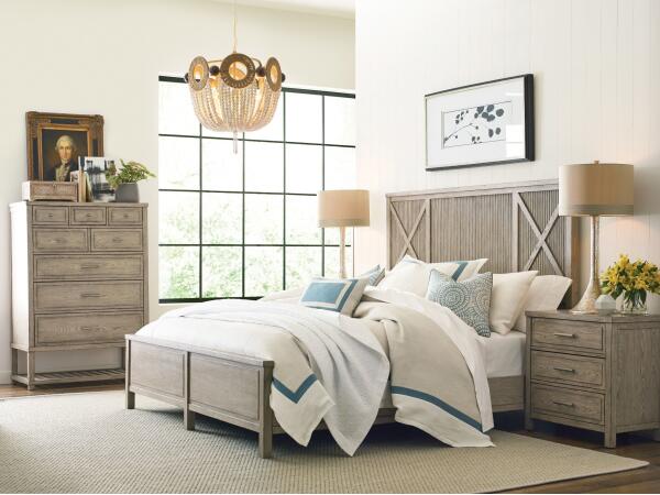 West Fork Canton Panel King Bed Complete Beds American Drew 8